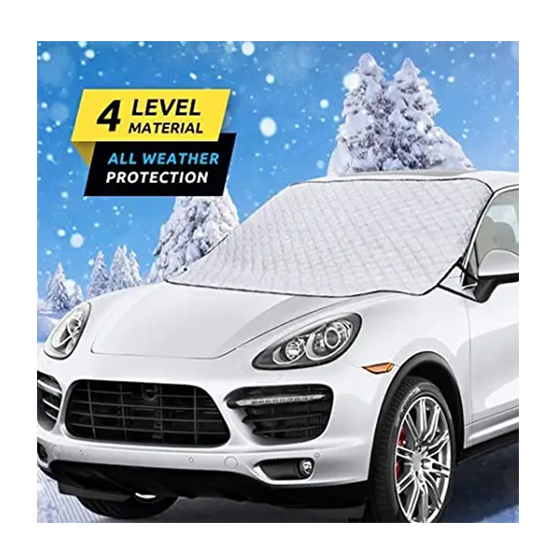 snow car sunshade